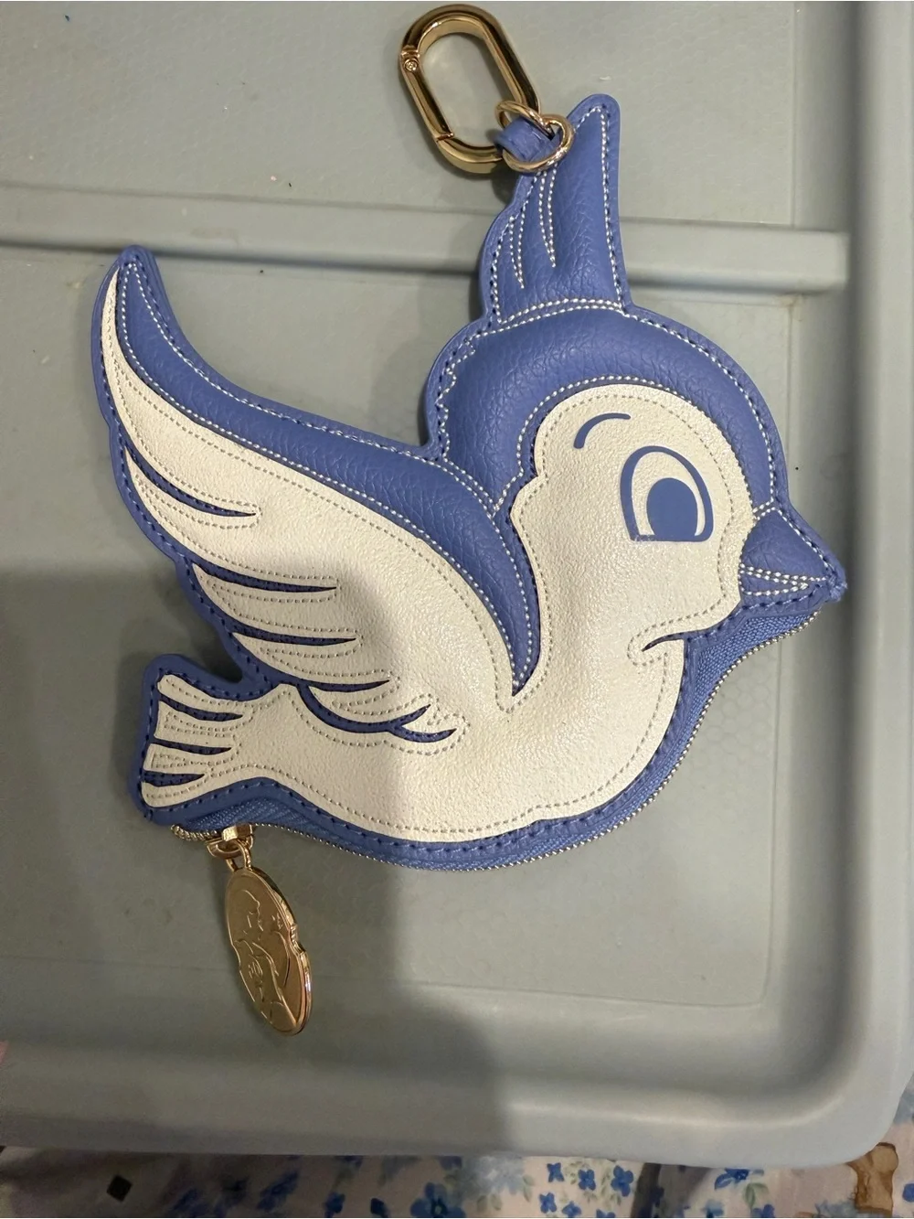 Bath and Body Works Snow White Bluebird Coin Purse